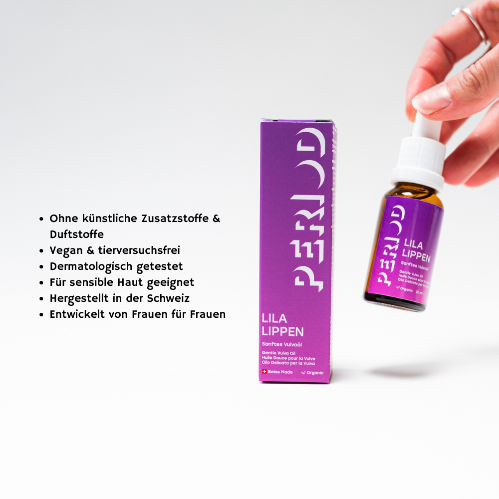 LILA LIPPEN Huile douce pour la vulve