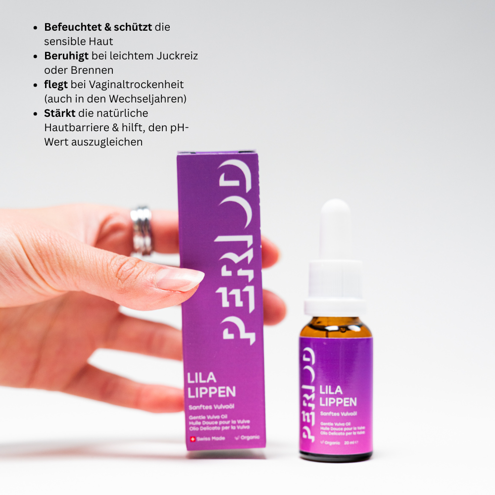 LILA LIPPEN Huile douce pour la vulve